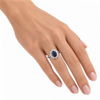 Anello Fanton Gioielli Donna ANELLI ZAFFIRO in Oro bianco Zaffiro 1.84 Ct ANOR-258-52 - ANOR-258-52